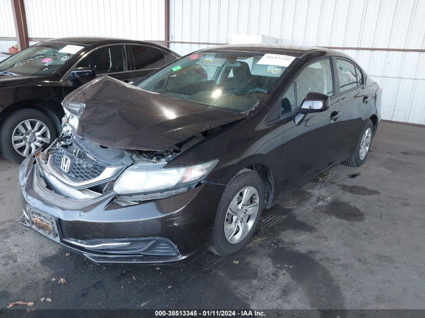 2013 HONDA CIVIC LX - 19XFB2F5XDE217572