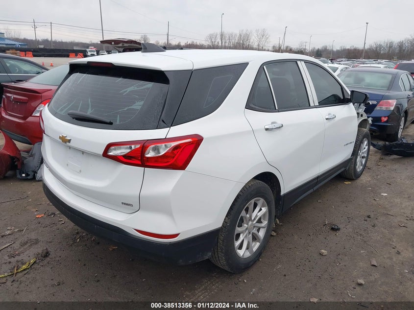 VIN 3GNAXSEV6MS107608 2021 CHEVROLET EQUINOX LS