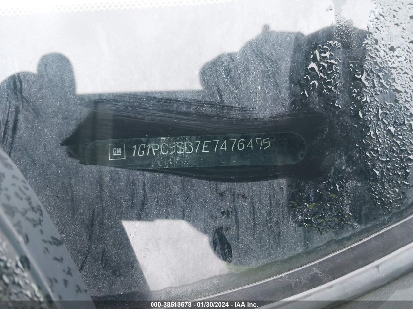 2014 CHEVROLET CRUZE 1LT AUTO - 1G1PC5SB7E7476495