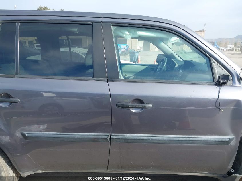 2015 HONDA PILOT LX - 5FNYF3H28FB017972
