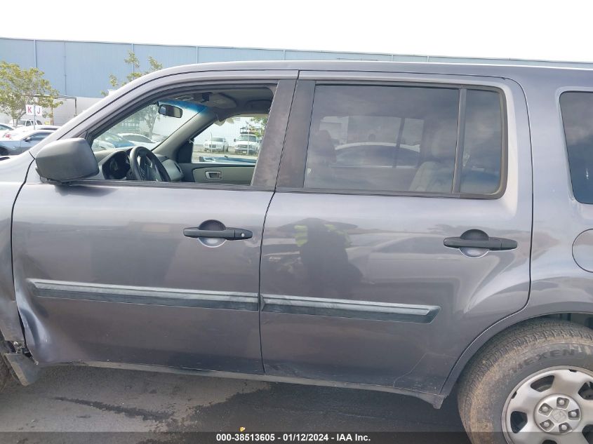 2015 HONDA PILOT LX - 5FNYF3H28FB017972