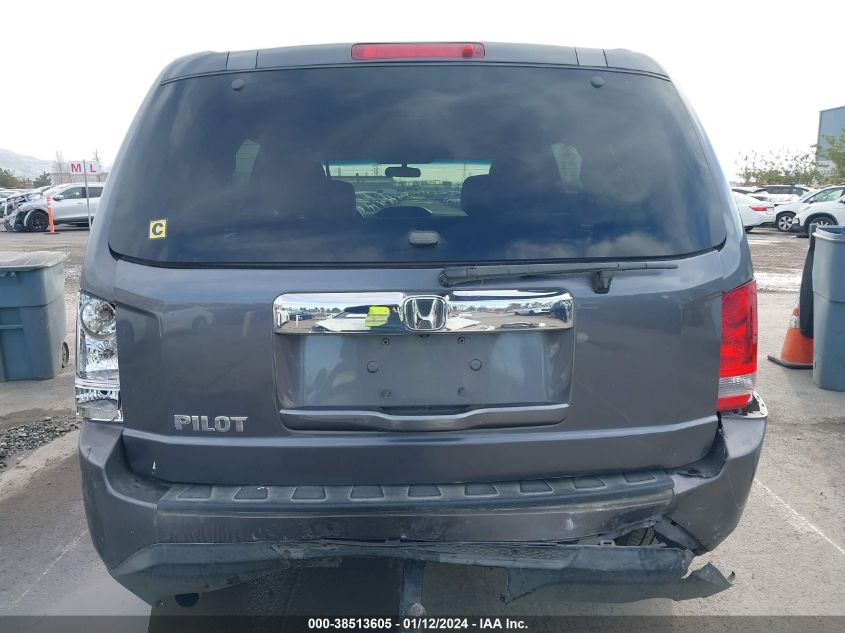 2015 HONDA PILOT LX - 5FNYF3H28FB017972