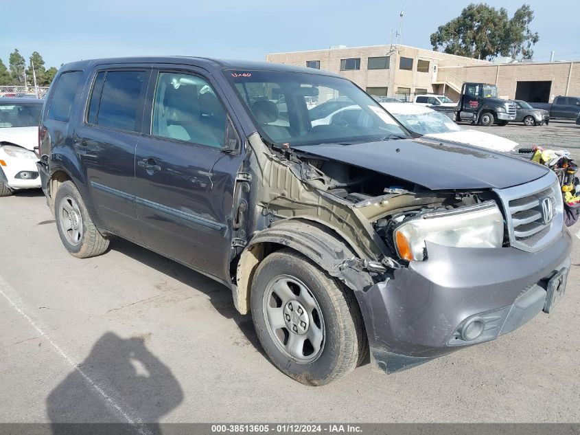 2015 HONDA PILOT LX - 5FNYF3H28FB017972