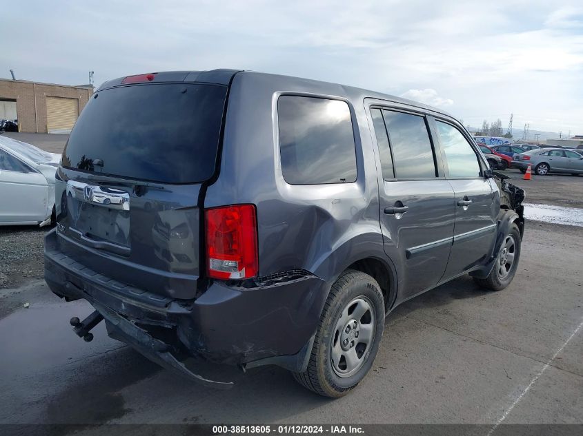 2015 HONDA PILOT LX - 5FNYF3H28FB017972