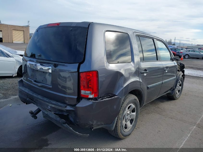 2015 HONDA PILOT LX - 5FNYF3H28FB017972