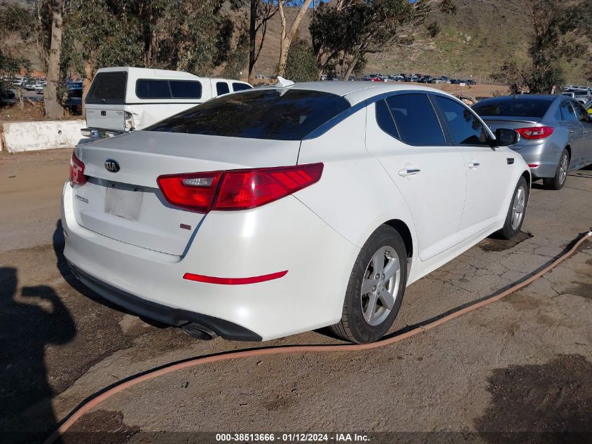 2014 KIA OPTIMA LX - 5XXGM4A75EG280381