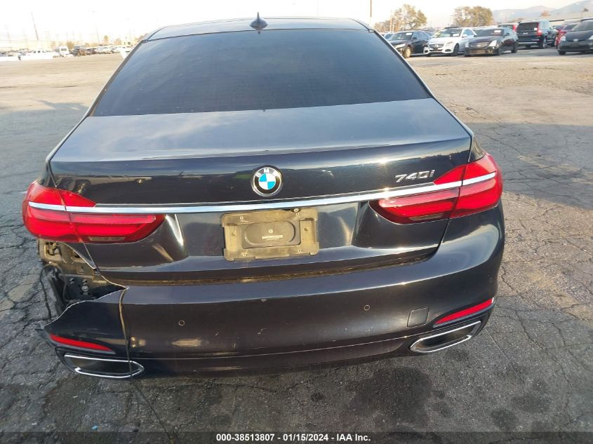 2016 BMW 740I - WBA7E2C54GG504746