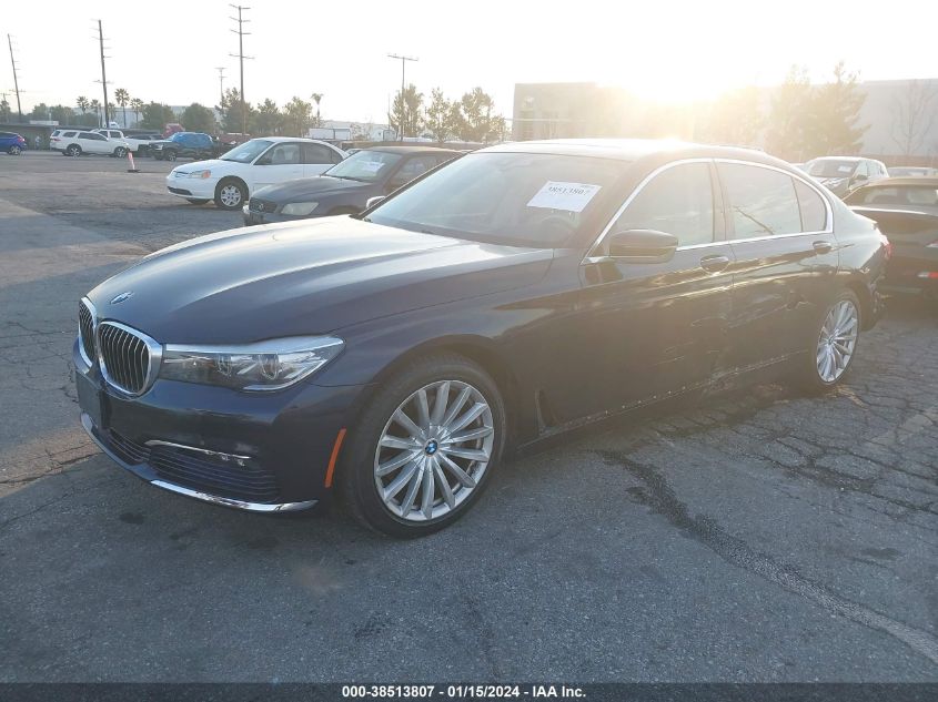 2016 BMW 740I - WBA7E2C54GG504746