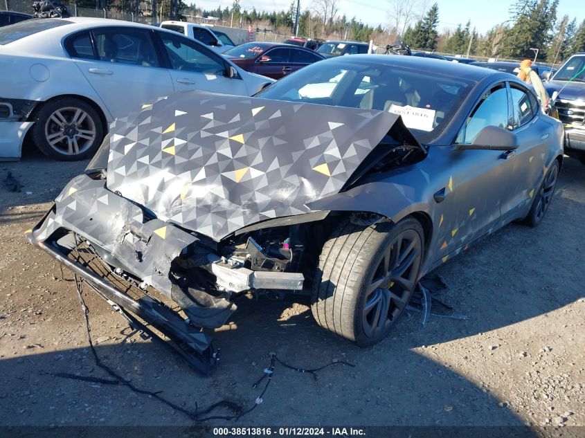 2021 TESLA MODEL S PLAID TRI MOTOR ALL-WHEEL DRIVE - 5YJSA1E69MF439486