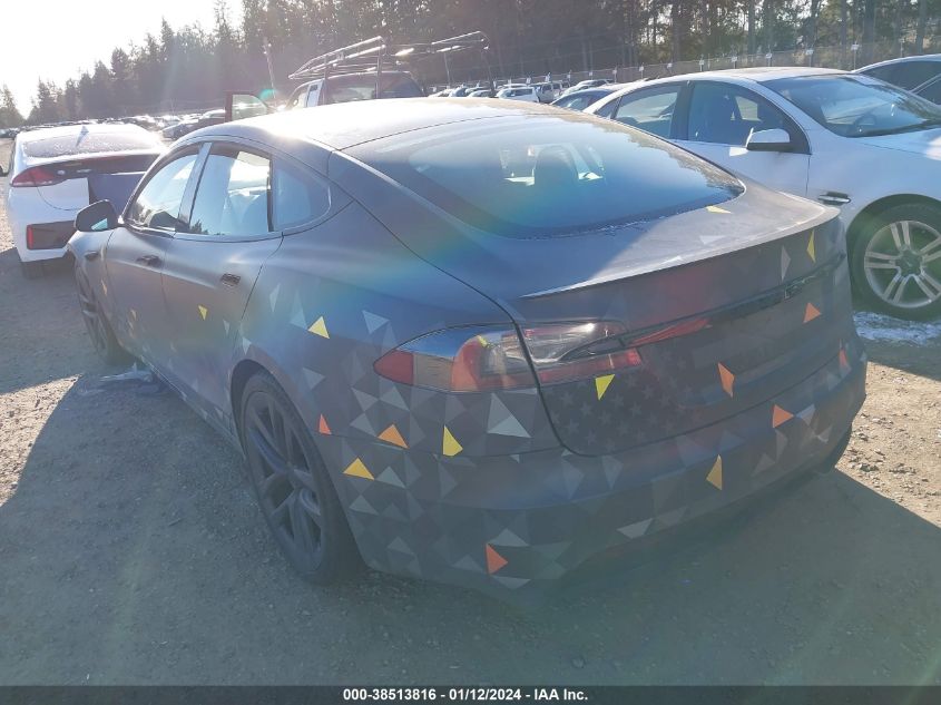2021 TESLA MODEL S PLAID TRI MOTOR ALL-WHEEL DRIVE - 5YJSA1E69MF439486