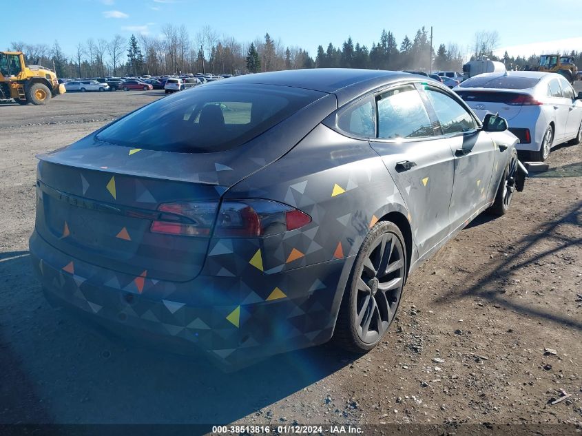 2021 TESLA MODEL S PLAID TRI MOTOR ALL-WHEEL DRIVE - 5YJSA1E69MF439486
