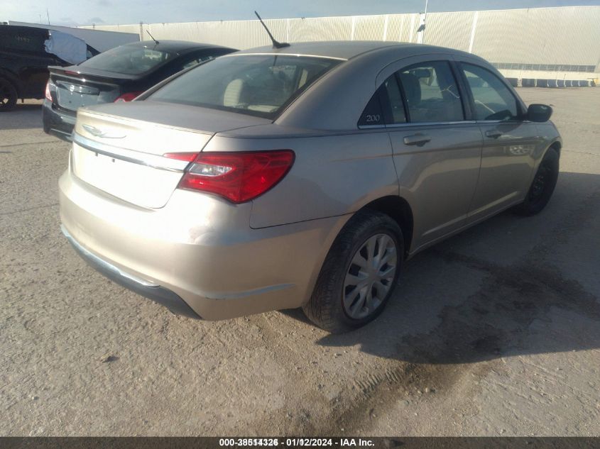 2014 CHRYSLER 200 LX 1C3CCBAG7EN103846