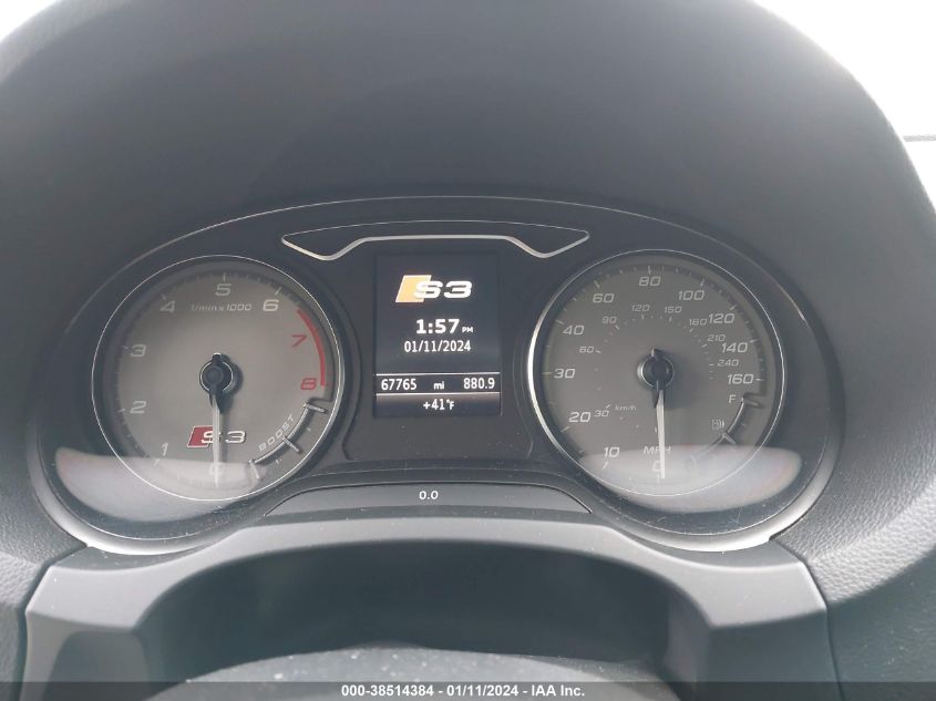 2015 AUDI S3 2.0T PREMIUM PLUS - WAUBFGFF8F1107406