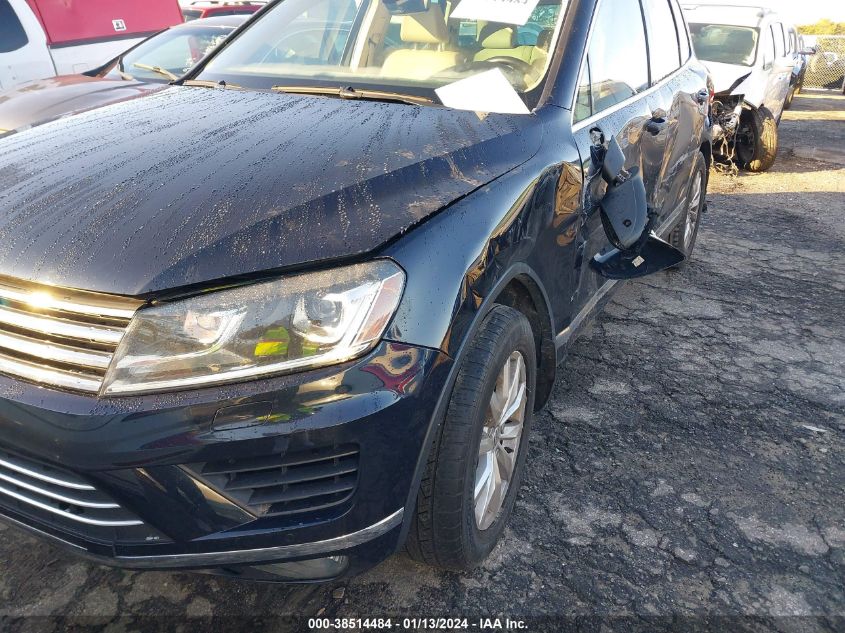 2017 VOLKSWAGEN TOUAREG V6 SPORT - WVGEF7BP3HD005314