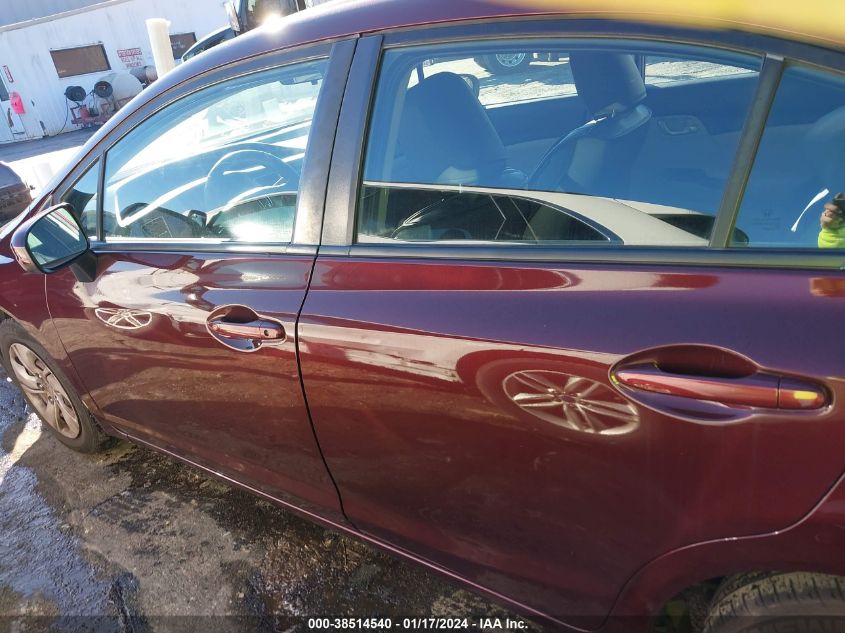 2014 HONDA CIVIC LX - 19XFB2F50EE237458
