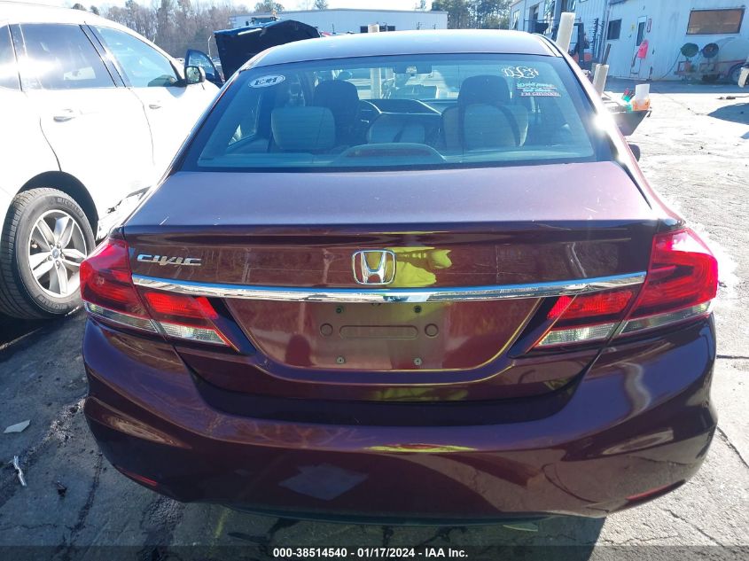 2014 HONDA CIVIC LX - 19XFB2F50EE237458