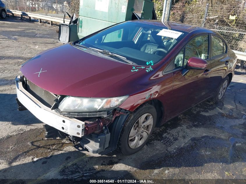 2014 HONDA CIVIC LX - 19XFB2F50EE237458