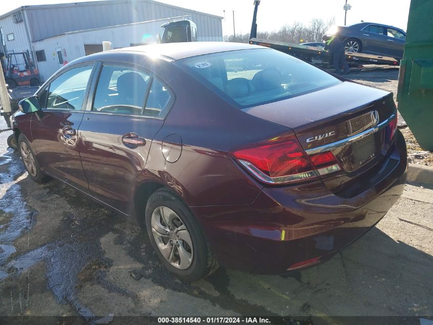 2014 HONDA CIVIC LX - 19XFB2F50EE237458