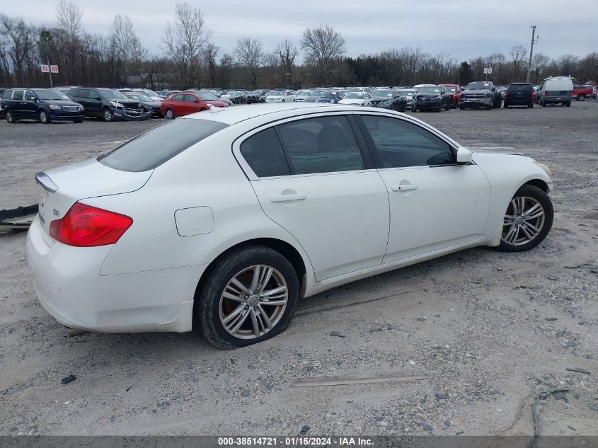 2013 INFINITI G37X JN1CV6AR7DM354467