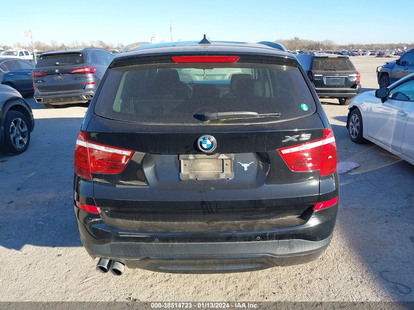 VIN 5UXWZ7C36H0V89550 2017 BMW X3 SDRIVE28I