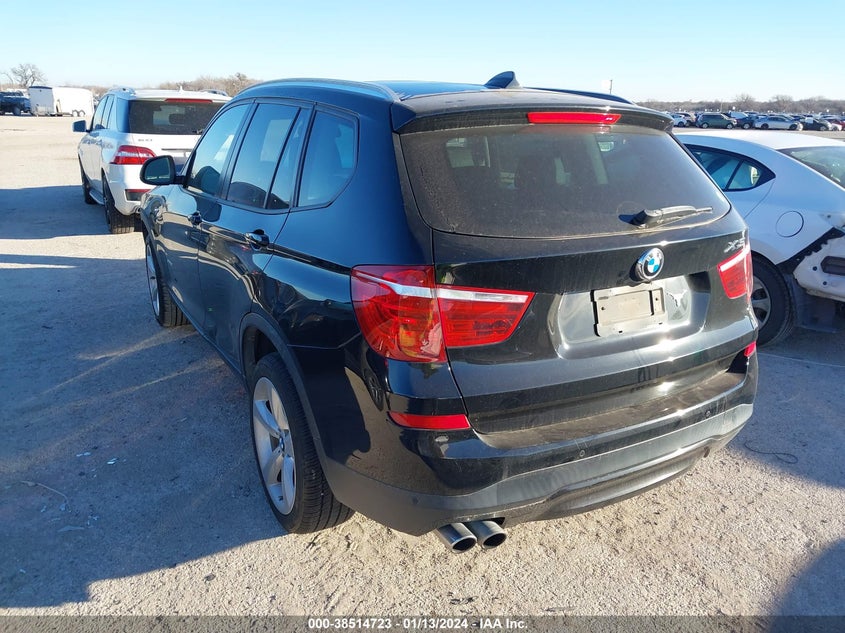 VIN 5UXWZ7C36H0V89550 2017 BMW X3 SDRIVE28I