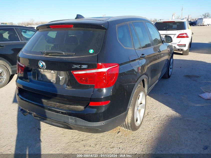 VIN 5UXWZ7C36H0V89550 2017 BMW X3 SDRIVE28I