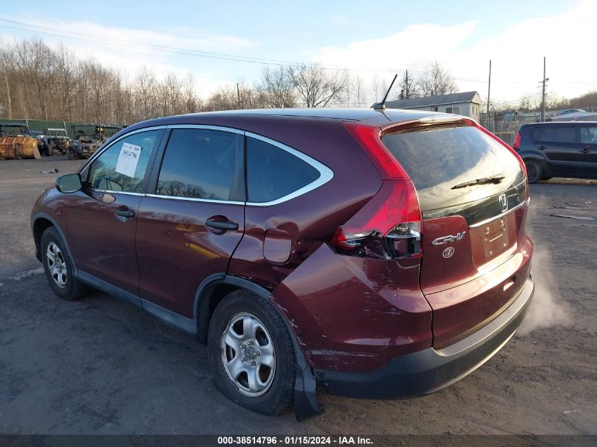2013 HONDA CR-V LX 5J6RM4H35DL075888