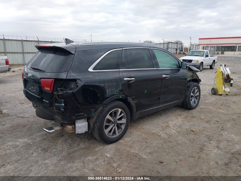 2019 KIA SORENTO 3.3L EX - 5XYPH4A57KG469317