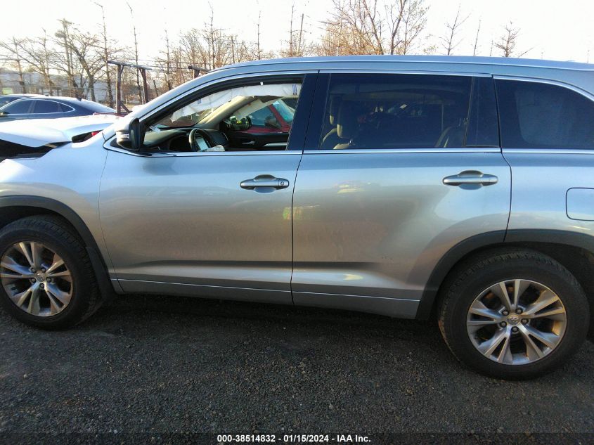 2015 TOYOTA HIGHLANDER XLE V6 - 5TDJKRFH8FS160178