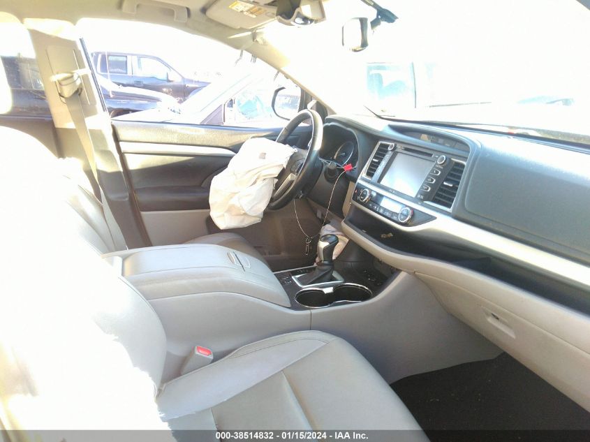 2015 TOYOTA HIGHLANDER XLE V6 - 5TDJKRFH8FS160178