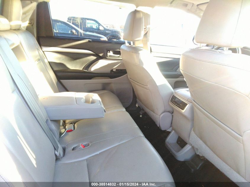 2015 TOYOTA HIGHLANDER XLE V6 - 5TDJKRFH8FS160178