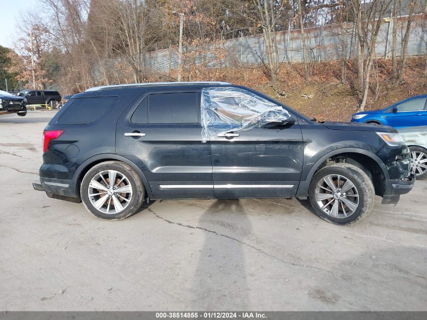 2018 FORD EXPLORER LIMITED - 1FM5K8F80JGB11101