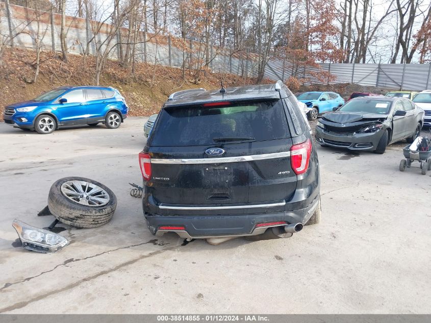 2018 FORD EXPLORER LIMITED - 1FM5K8F80JGB11101