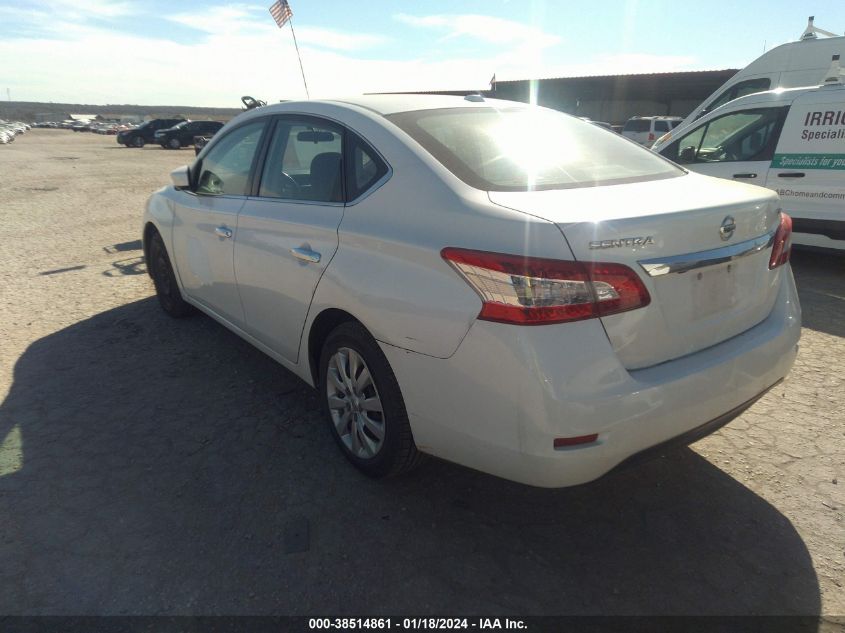 3N1AB7AP1FY272464 | 2015 NISSAN SENTRA