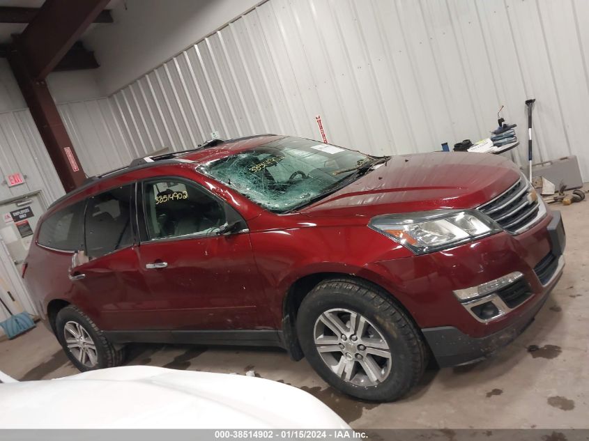 2015 CHEVROLET TRAVERSE LT - 1GNKVGKD0FJ132804