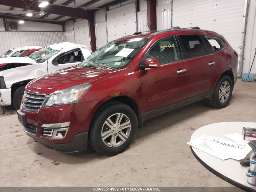2015 CHEVROLET TRAVERSE LT - 1GNKVGKD0FJ132804