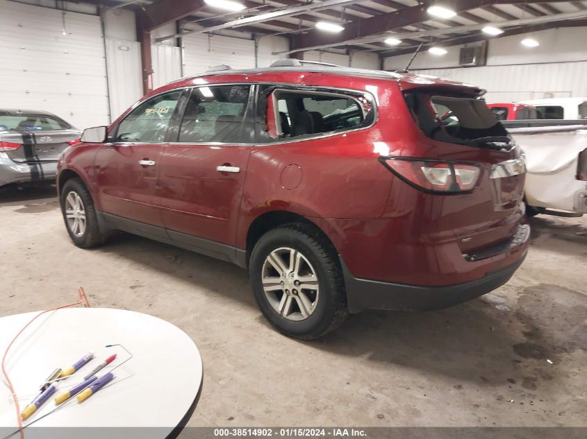 2015 CHEVROLET TRAVERSE LT - 1GNKVGKD0FJ132804