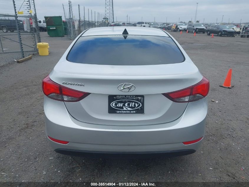 2015 HYUNDAI ELANTRA SE - 5NPDH4AE3FH650156