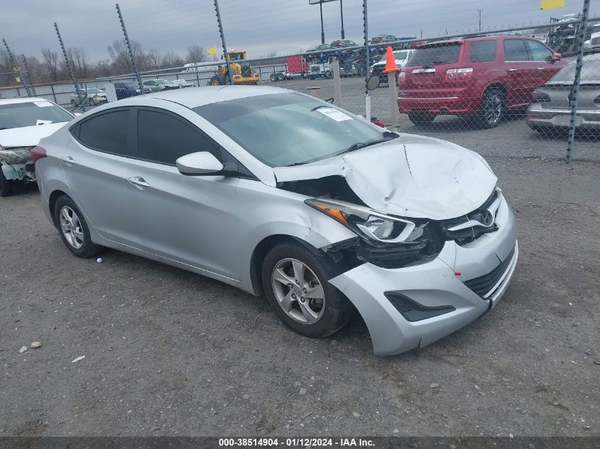 2015 HYUNDAI ELANTRA SE - 5NPDH4AE3FH650156