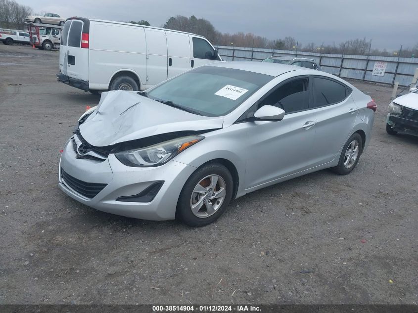 2015 HYUNDAI ELANTRA SE - 5NPDH4AE3FH650156