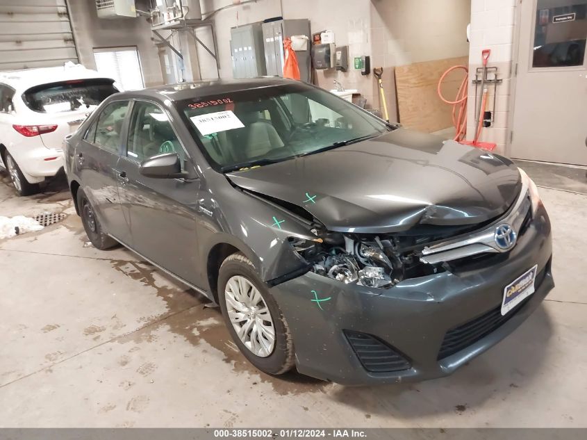 2014 TOYOTA CAMRY HYBRID HYBRID/LE/XLE - 4T1BD1FK6EU108081