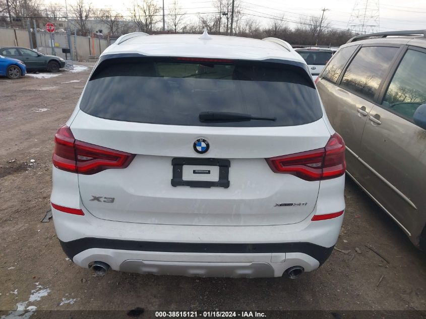 2021 BMW X3 XDRIVE30I - 5UXTY5C01M9F29393