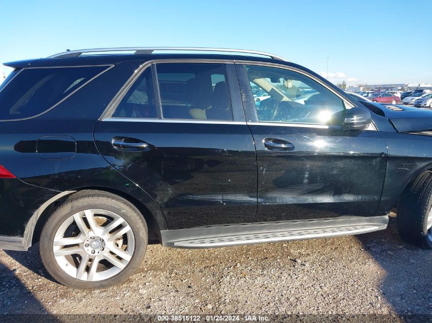 2014 MERCEDES-BENZ ML 350 4JGDA5JBXEA275688