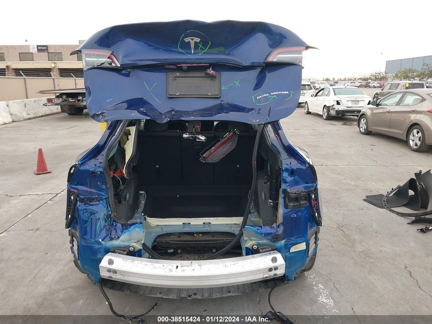 VIN 5YJYGDEE8MF241063 2021 TESLA MODEL Y LONG RANGE DUAL MOTOR ALL-WHEEL DRIVE