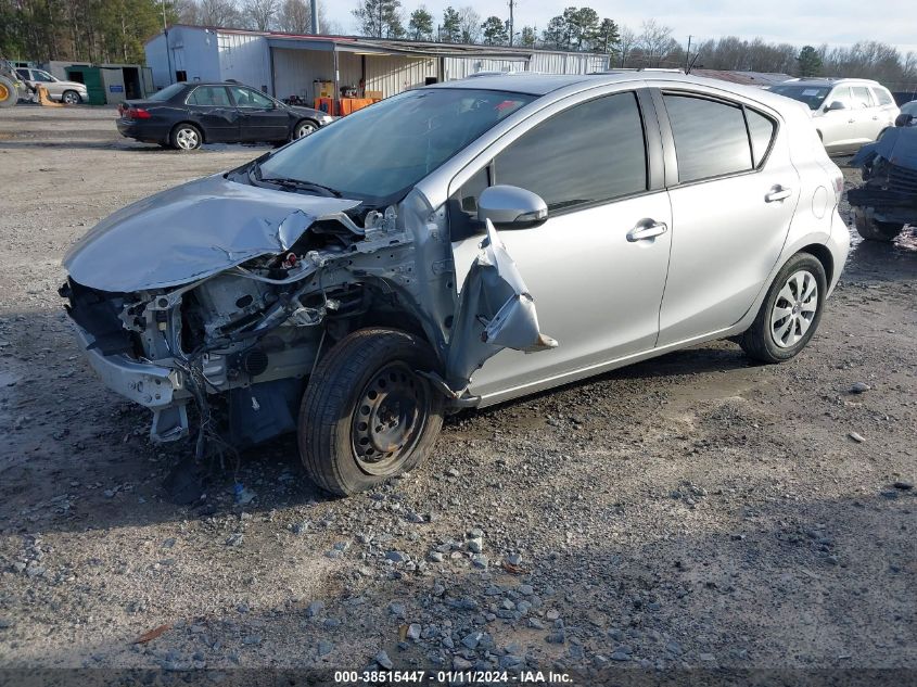 2013 TOYOTA PRIUS C TWO - JTDKDTB36D1554116