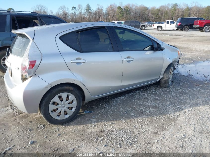 2013 TOYOTA PRIUS C TWO - JTDKDTB36D1554116