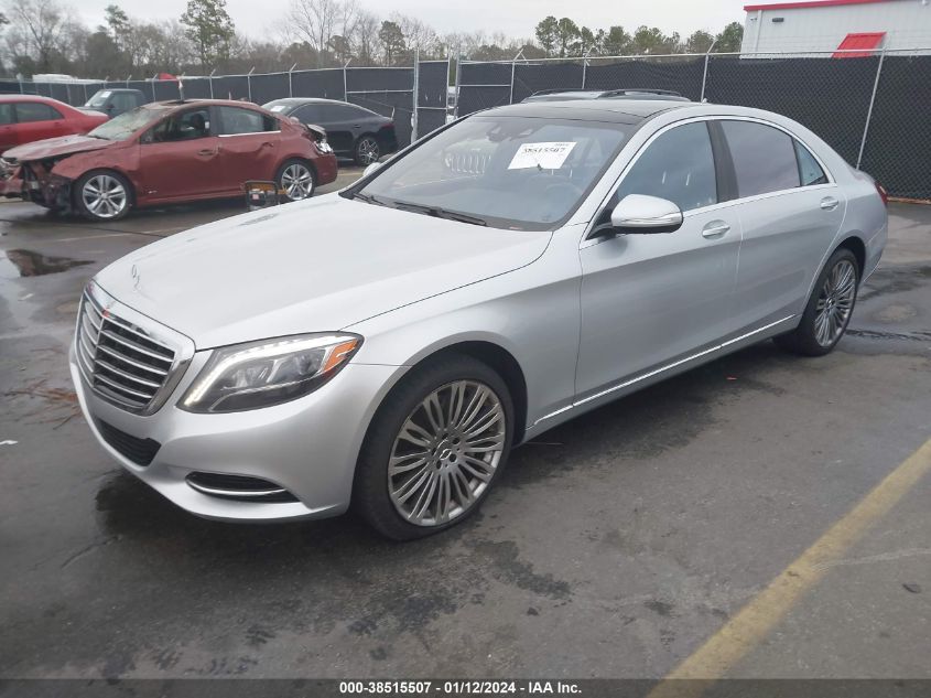 2015 MERCEDES-BENZ S 550 - WDDUG8CB7FA092113