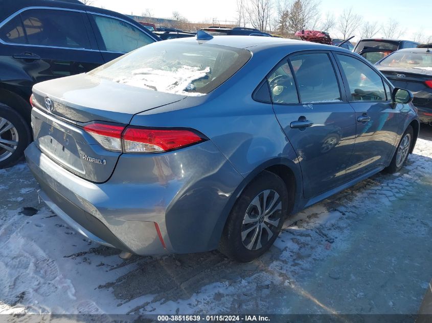 2022 TOYOTA COROLLA HYBRID LE - JTDEAMDE4NJ056041