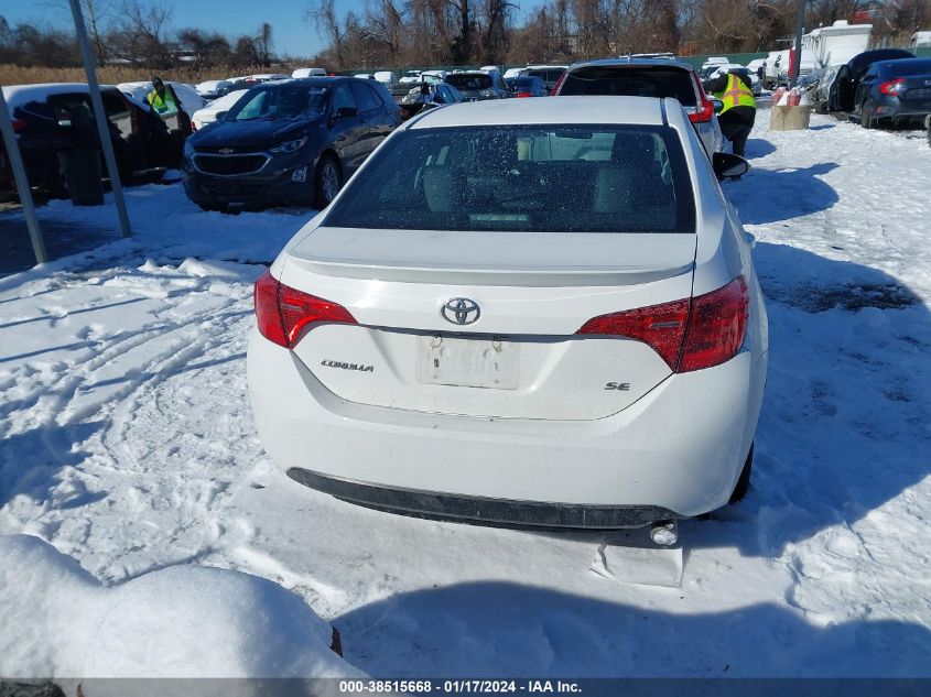 2019 TOYOTA COROLLA SE - 2T1BURHE9KC184896