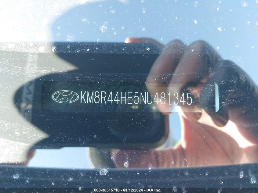 2022 HYUNDAI PALISADE SEL - KM8R44HE5NU481345